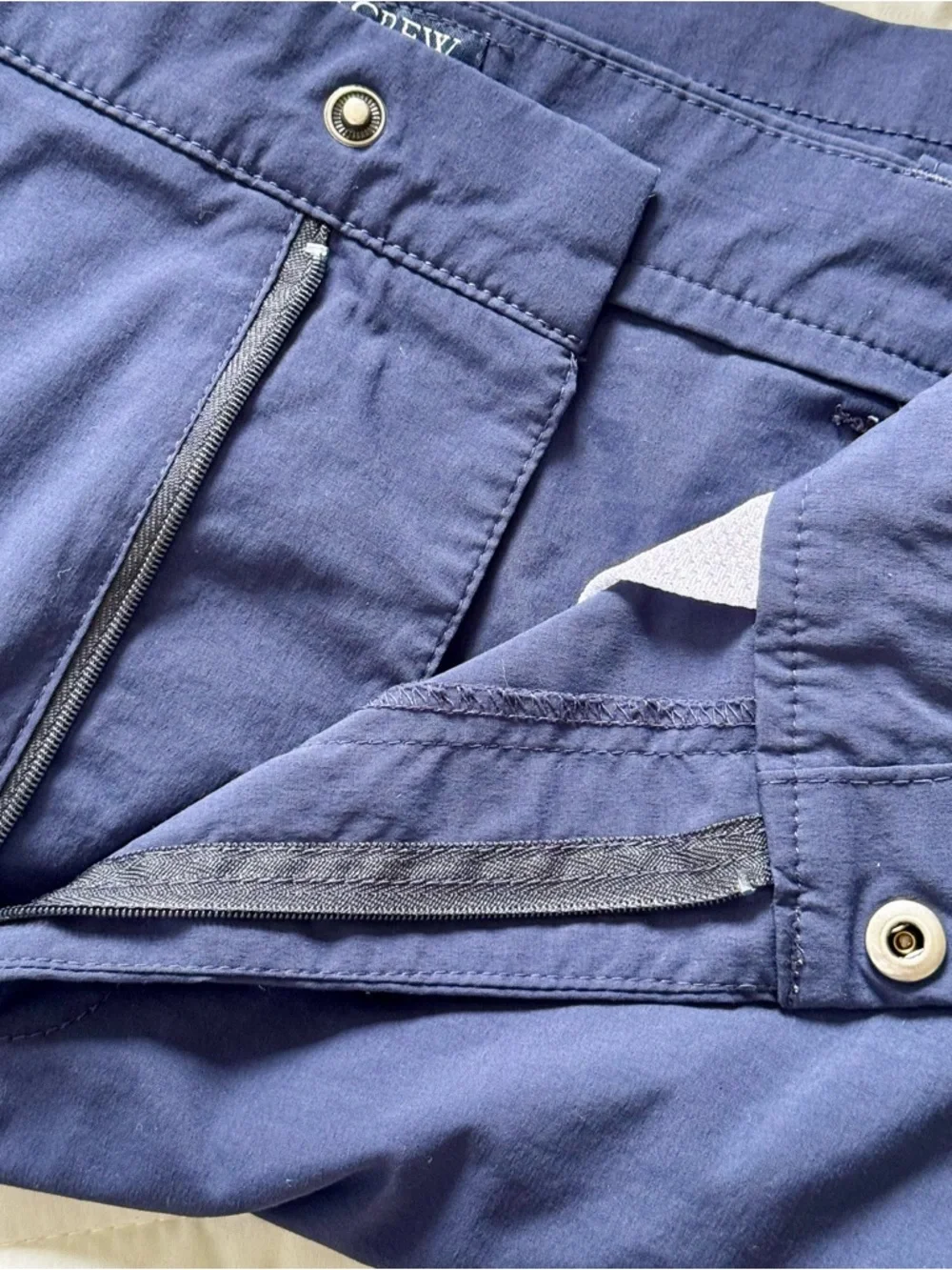 J. Crew Flex Gramercy Chino Shorts, Navy – Men's 38 Waist
